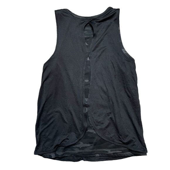 ATHLETA GIRL Tandem Tank Black Camo Size XL / Size 14 - Picture 4 of 9